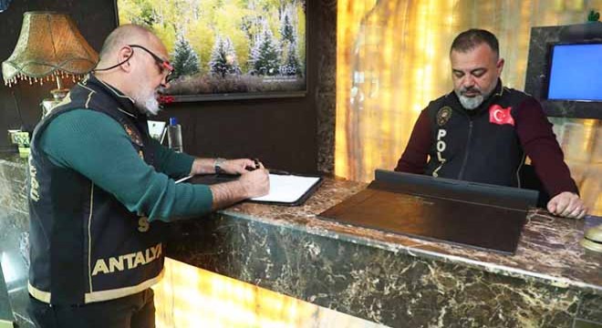 Antalya'da günübirlik konaklama yerlerine denetim