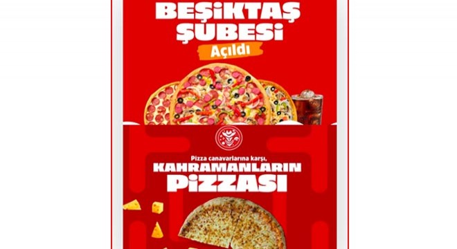 HERO'S PIZZA Beşiktaş açıldı!