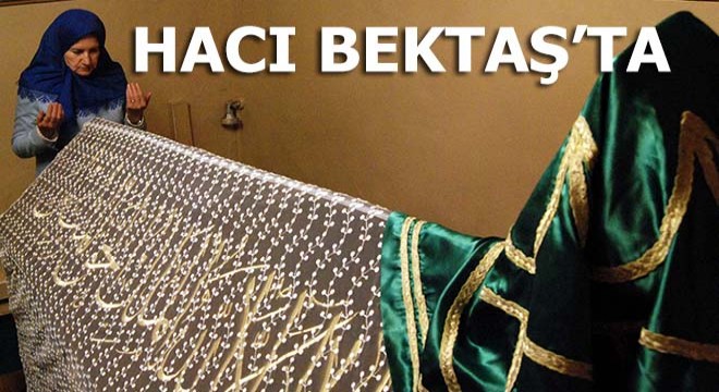 Hacı Bektaş'ta dua etti, aslanlı çeşmeden su içti...