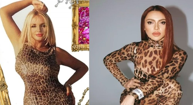 Hadise'den leopar fırtınası
