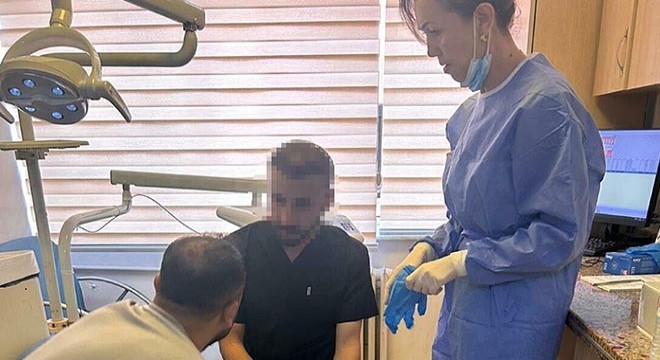Hasta, tartıştığı diş hekimine kafa attı