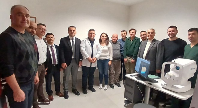 Hayırseverden hastaneye OCT cihazı
