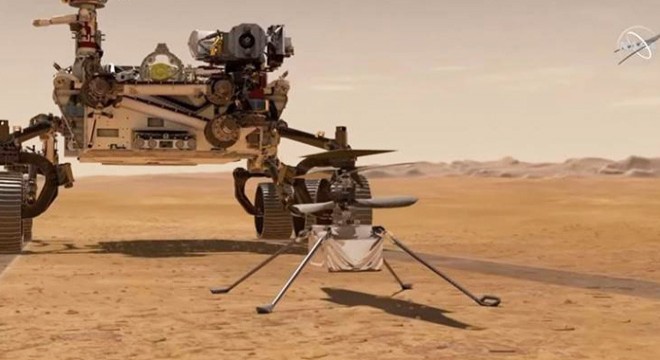 Hem Dünya'da hem de Mars'ta uçan helikopter