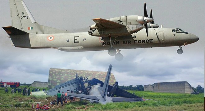 Hindistan'da askeri nakliye uçağı düştü: 5 ölü