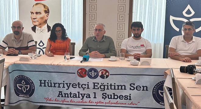 Hürriyetçi Eğitim Sen Antalya 1 Nolu Şubesi'nden Resen Atama Tepkisi
