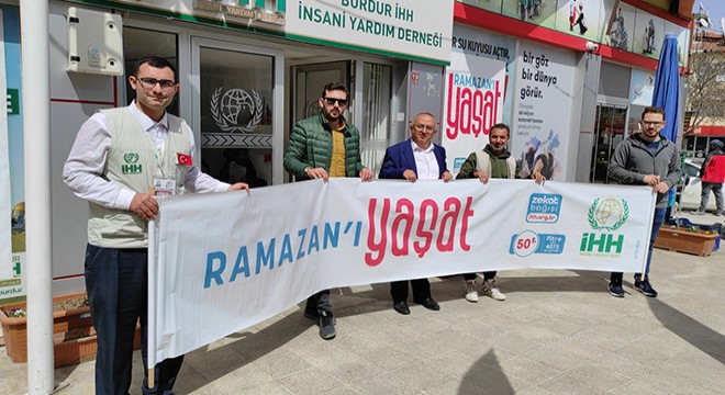 İHH Burdur'da 2 bin paket gıda kolisi dağıtacak