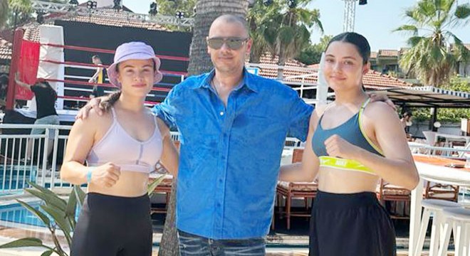 İbrahim Murat Gündüz ve Sporcusu Melis NazlıcanTalun Aynı Arenada!