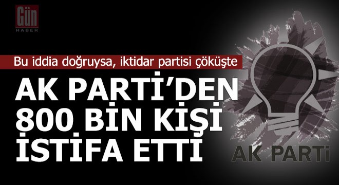 İddia doğruysa, Ak Parti'den büyük kopuş başladı...