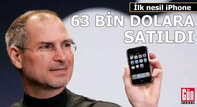 İlk nesil iPhone, 63 bin dolara satıldı