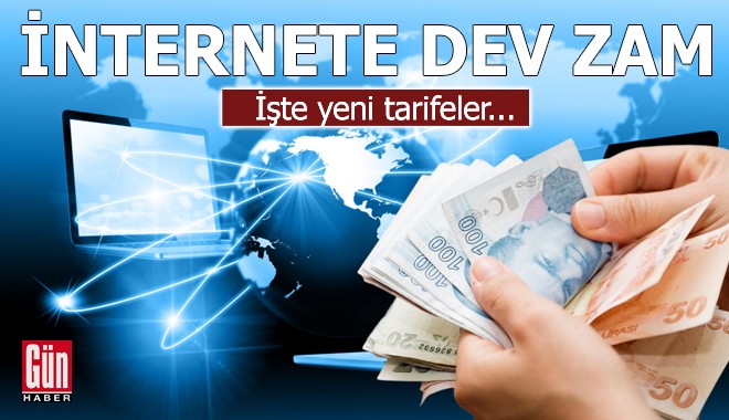 İnternete dev zam! Yeni tarifeler açıklandı