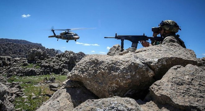 Irak'ın kuzeyinde 6 terörist etkisiz hale getirildi