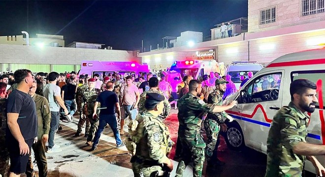 Irak'ta düğünde yangın: 100 ölü 500 yaralı