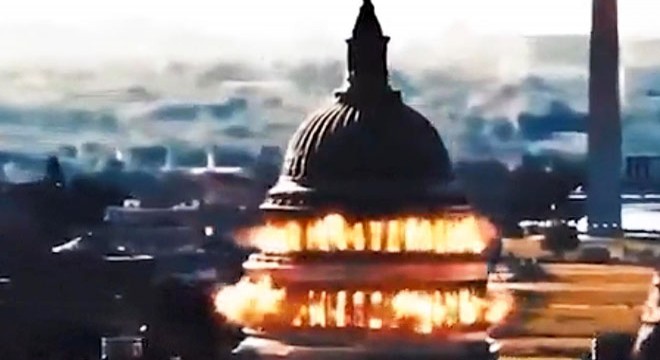İran'ın propaganda videosunda 'ABD Kongre Binası' havaya uçuruldu