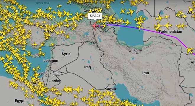 İran saldırısı sonrası havada kaos