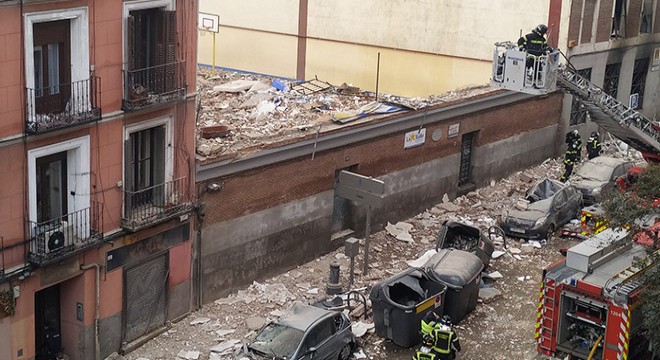 İspanya'nın başkenti Madrid’de şiddetli patlama