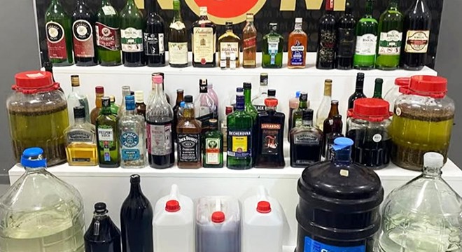 Isparta'da kaçak içki operasyonu