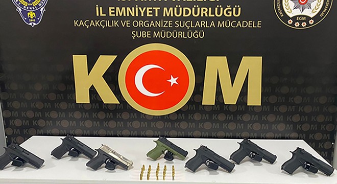 Isparta'da silah kaçakçılığı operasyonu