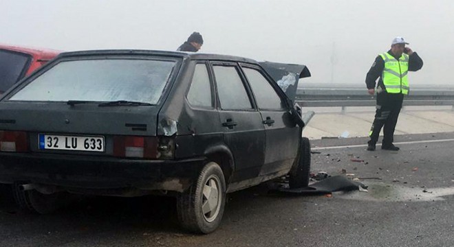 Isparta'da zincirleme kaza
