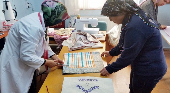 Ispartalı kadınlardan bez çanta