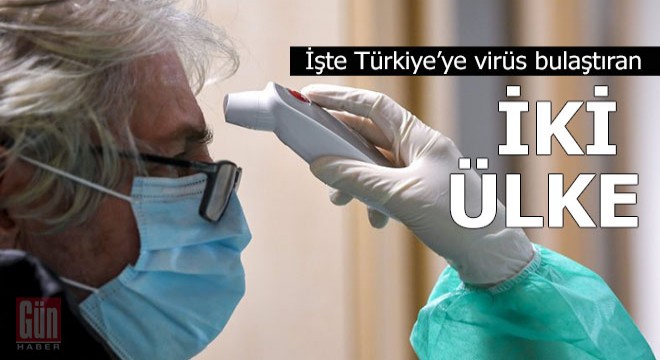 İşte Türkiye'ye virüs bulaştıran 2 ülke