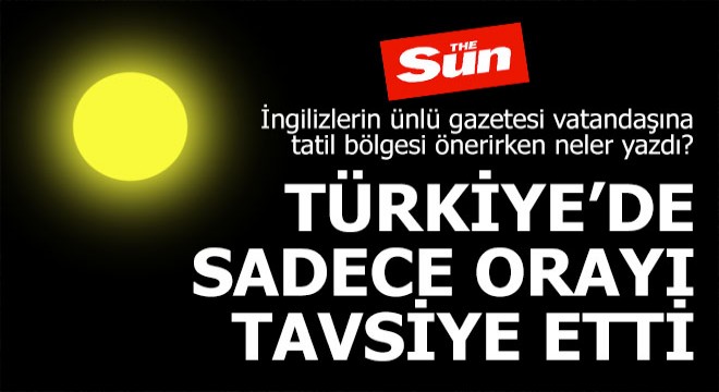 İşte ünlü İngiliz gazetesinin tavsiye ettiği şehir...