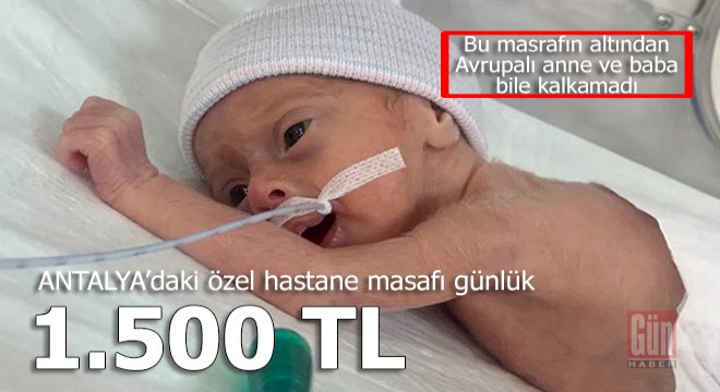 İsveçli bebek Alicia'nın tedavisi, Akdeniz Üniversitesi'nde yapılacak