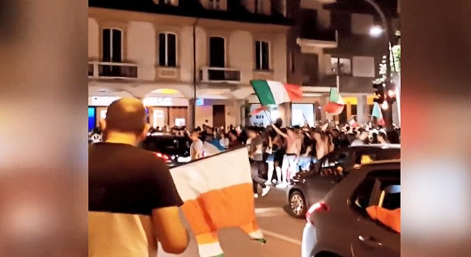 İtalya’da EURO 2020 zaferi böyle kutlandı