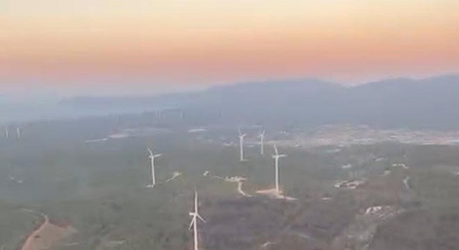İzmir Urla'daki orman yangını sürüyor