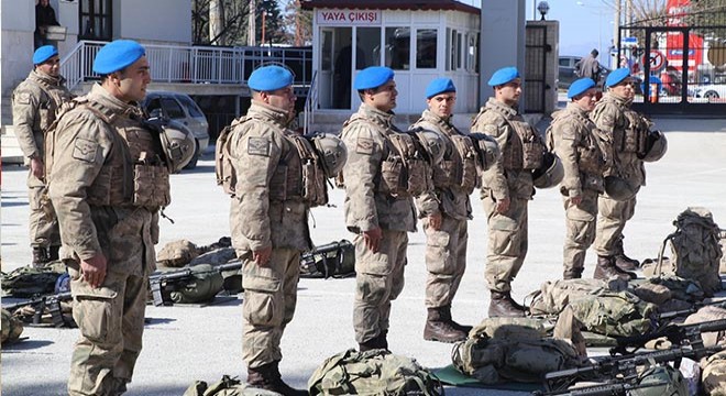 Jandarma komandolar deprem bölgesine uğurlandı