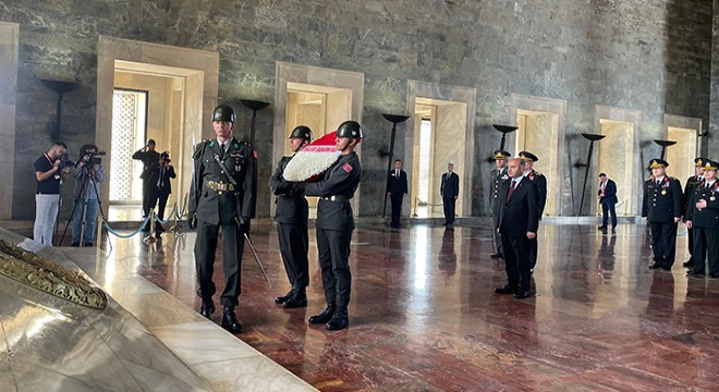 Jandarmadan Anıtkabir'e 186'ncı kuruluş yıl dönümü ziyareti