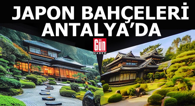 Japon bahçeleri Antalya'da