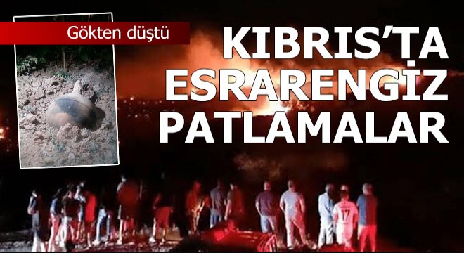 KKTC'de gökten esrarengiz cisimler düştü