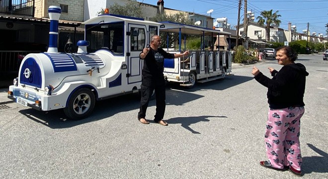 KKTC’de koronavirüse karşı 'moral' treni