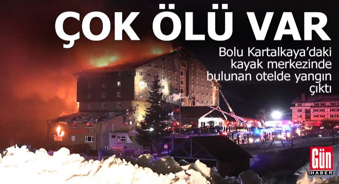 Kartalkaya Kayak Merkezi'nde otel yangınında çok sayıda ölü var