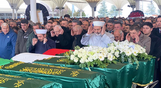 Kartalkaya'daki yangında ölen çift, toprağa verildi