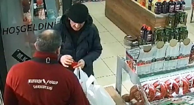Kasapta sahte altınla dolandırıcılık
