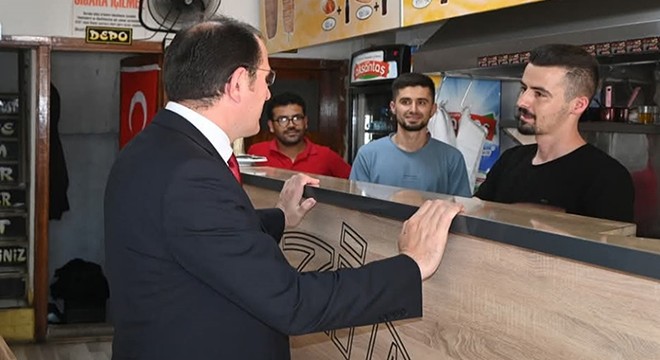 Kaymakam Türker'den esnaf ziyareti