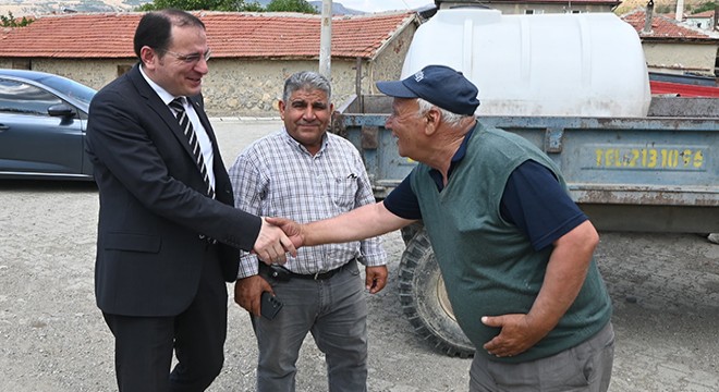 Kaymakam Türker'den köylerde inceleme