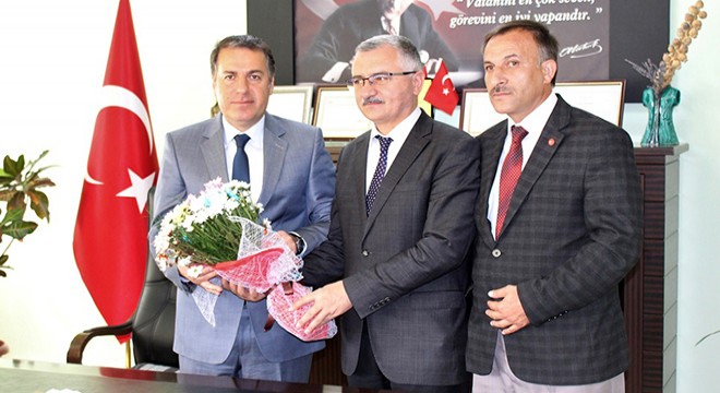 Kaymakam ve başkana ziyaret