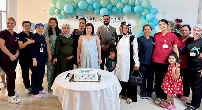 Kemer Devlet Hastanesi'nde Emzirme Haftası kutlandı