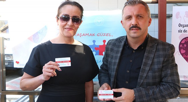 Kemer'de kaymakam ve müdürlerden organ bağışı