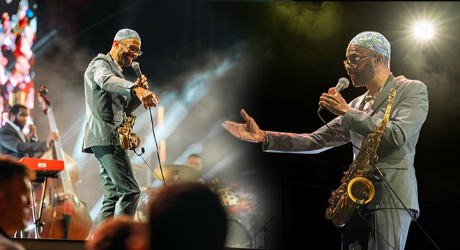 Kenny Garrett, Antalya Akra Caz Festivali'nde sahne aldı