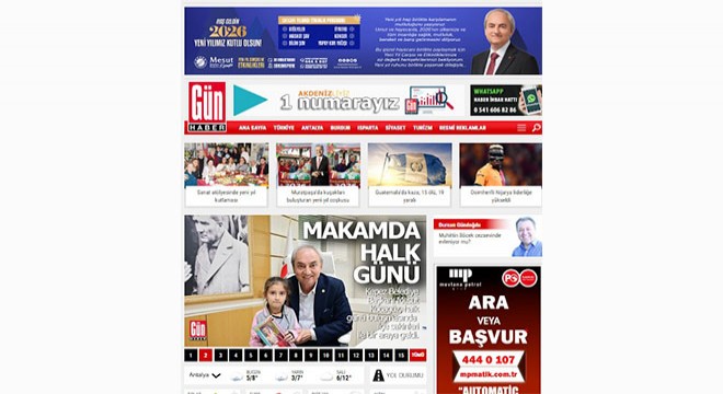 Kepez Belediyesi 'Yeni Yıl Çarşısı' banneri