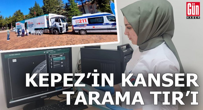 Kepez'in Mobil Sağlık Merkezi ilçe yollarında