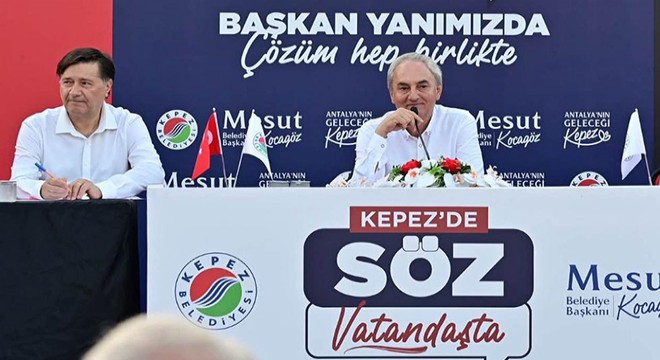 Kepezliler anlattı, Başkan Kocagöz dinledi