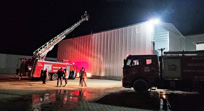Kereste fabrikasında talaş kurutma kazanı patladı