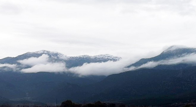 Kestel Dağı'na ilk kar düştü