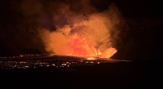 Kilauea Yanardağı faaliyete geçti