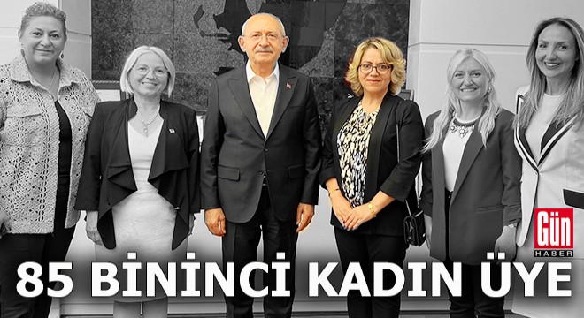 Kılıçdaroğlu, 85 bininci kadın üye ile buluştu