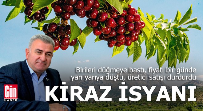 Kiraz diyarı Uluborlu'da isyan var...